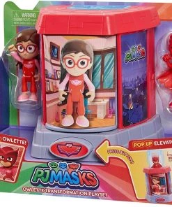 PJ Masks Owlette Transformation Figure Playset Red