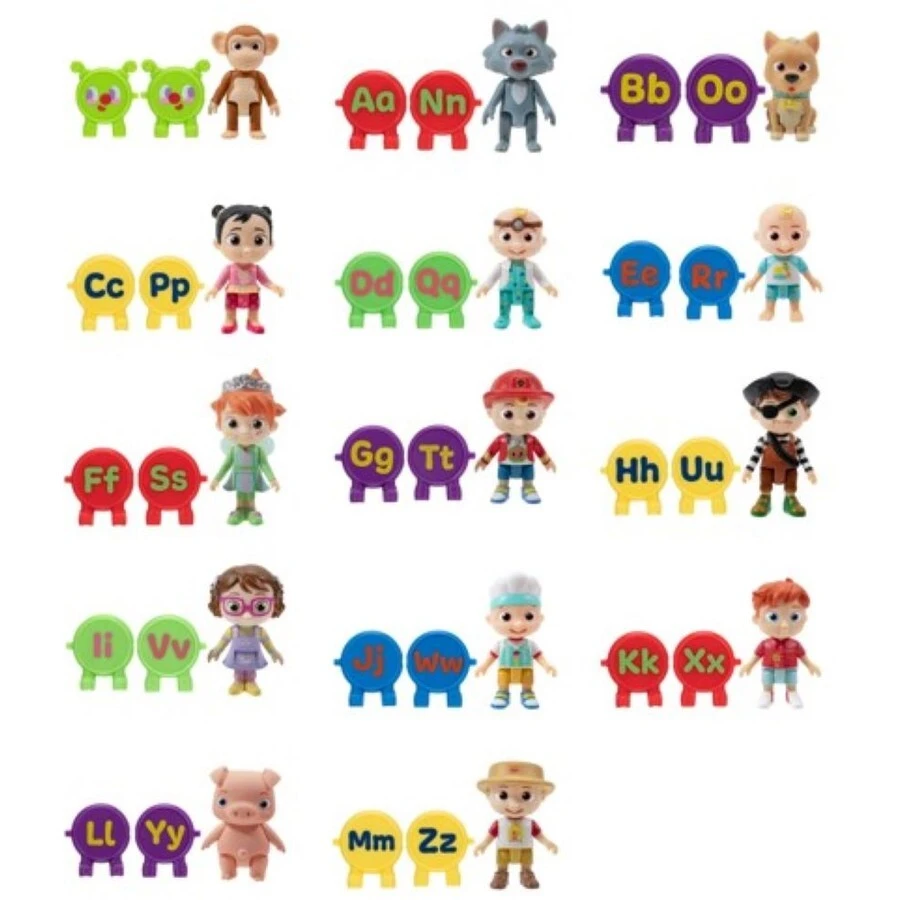 CoComelon Alphabet Surprise Figure Pack - Assorted* 7 CoComelon Alphabet Surprise Figure Pack - Assorted* - Image 7