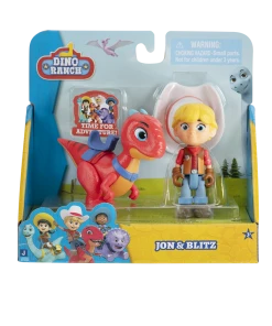 Dino Ranch 2 Figure Pack - Jon & Blitz 6 Dino Ranch 2 Figure Pack - Jon & Blitz -Discoveroo Sales Store BI DNR0003 JON 2