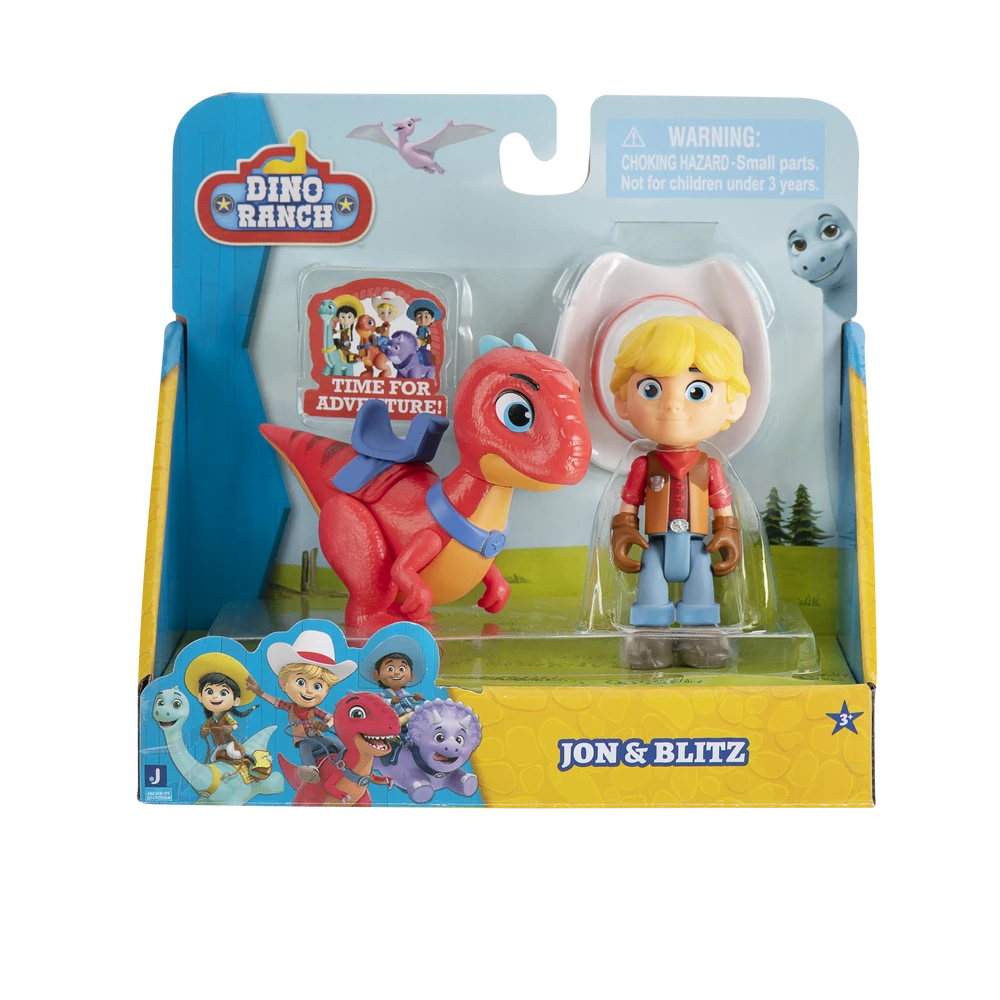 Dino Ranch 2 Figure Pack - Jon & Blitz 3 Dino Ranch 2 Figure Pack - Jon & Blitz - Image 3