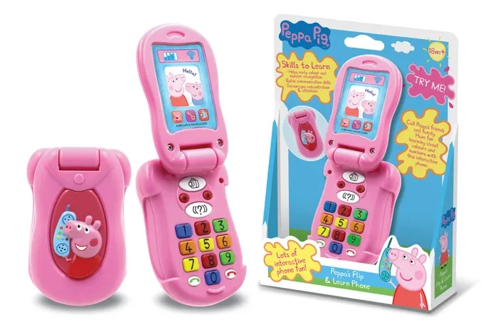 Peppa Pig Flip And Learn Phone 2 Peppa Pig Flip And Learn Phone - Image 2