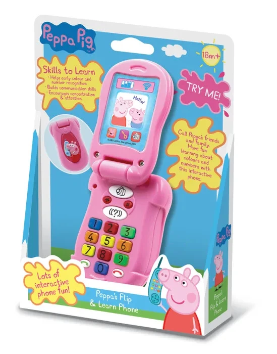 Peppa Pig Flip And Learn Phone 1 Peppa Pig Flip And Learn Phone