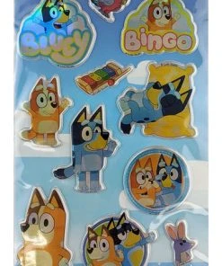 Bluey Puffy Stickers 3 Pack
