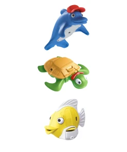 Happy Planet Toys Reef Rescue Crew Bath Toy Characters 3 Pack