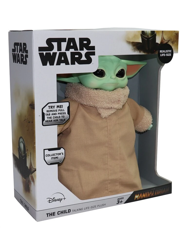 Star Wars The Child Life Size Roto Head Talking Plush 3 Star Wars The Child Life Size Roto Head Talking Plush - Image 3