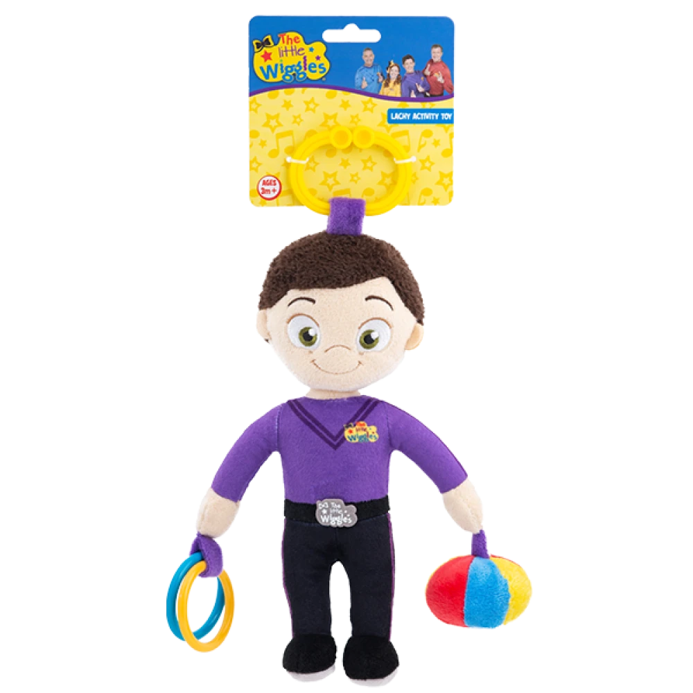 The Wiggles The Little Wiggles Lachy Soft Activity Toy Purple 2 The Wiggles The Little Wiggles Lachy Soft Activity Toy Purple - Image 2