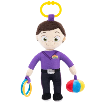 The Wiggles The Little Wiggles Lachy Soft Activity Toy Purple 1 The Wiggles The Little Wiggles Lachy Soft Activity Toy Purple