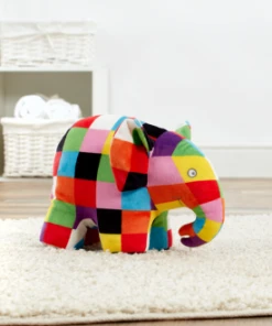 Elmer The Patchwork Elephant Baby Soft Plush Toy 20cm -Discoveroo Sales Store JA000598 3