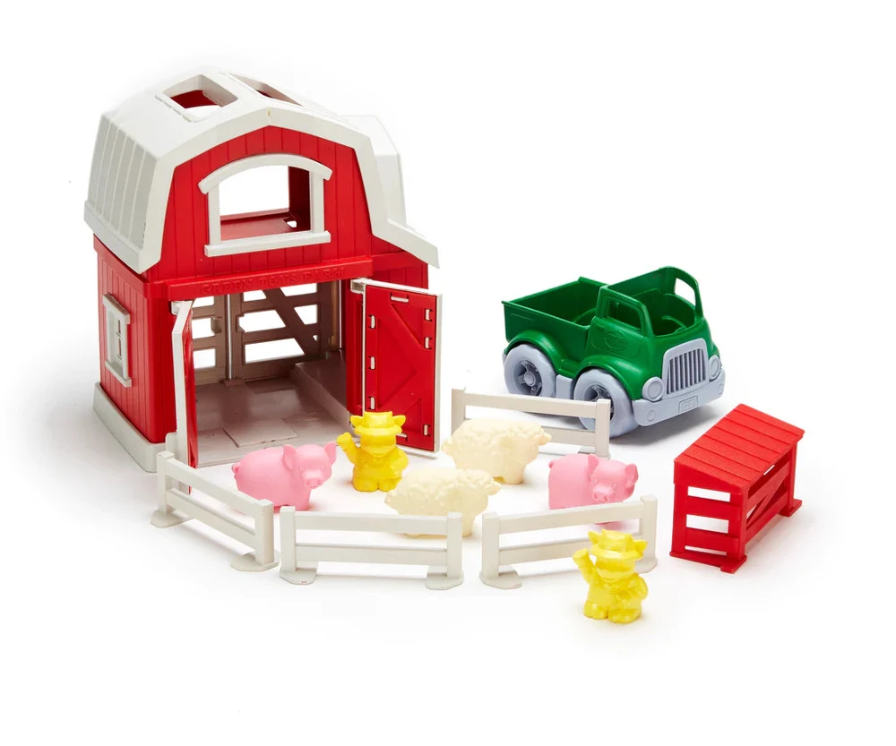 Green Toys Recycled Plastic Farm Playset 3 Green Toys Recycled Plastic Farm Playset - Image 3