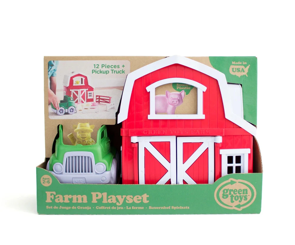 Green Toys Recycled Plastic Farm Playset 6 Green Toys Recycled Plastic Farm Playset - Image 6