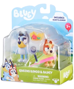Bluey Queens Bingo & Bluey Figurines 2 Pack 8 Bluey Queens Bingo & Bluey Figurines 2 Pack -Discoveroo Sales Store MO 13082 ROYAL 3