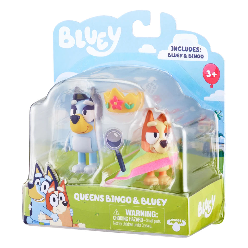 Bluey Queens Bingo & Bluey Figurines 2 Pack 4 Bluey Queens Bingo & Bluey Figurines 2 Pack - Image 4