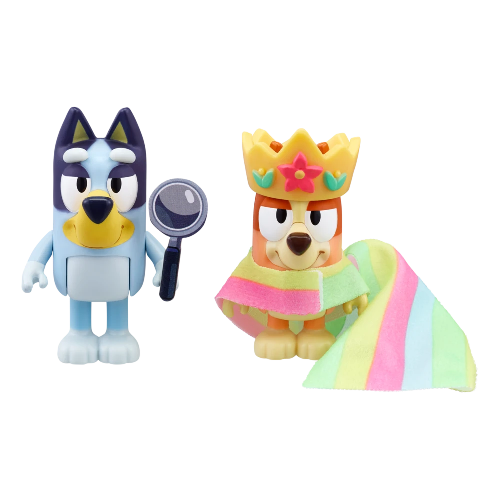 Bluey Queens Bingo & Bluey Figurines 2 Pack 1 Bluey Queens Bingo & Bluey Figurines 2 Pack
