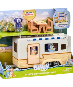 Bluey's Caravan Adventures Playset With Jean Luc -Discoveroo Sales Store MO 13086 2