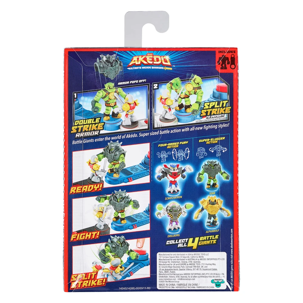 Akedo Ultimate Arcade Warriors Battle Giants - Tonk 7 Akedo Ultimate Arcade Warriors Battle Giants - Tonk - Image 7