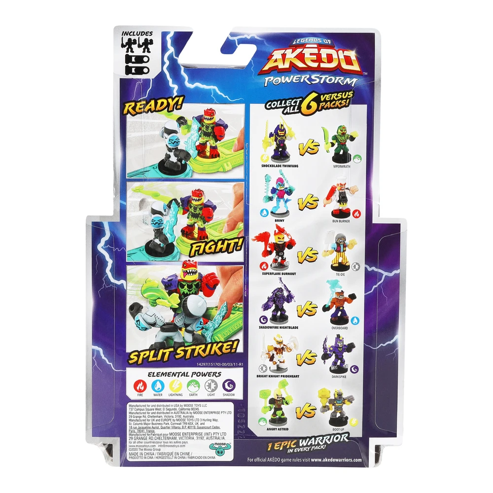 Legends Of Akedo Powerstorm Versus Pack - Bun Burner VS Briny 6 Legends Of Akedo Powerstorm Versus Pack - Bun Burner VS Briny - Image 6