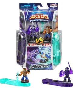 Legends Of Akedo Powerstorm Versus Pack - Overboard VS Nightblade -Discoveroo Sales Store MO 14297 15173 2