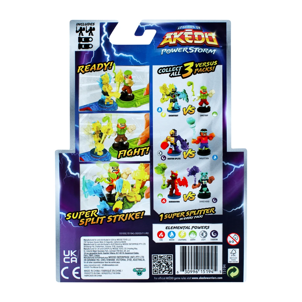 Legends Of Akedo Power Storm Versus Pack - Shortout VS Sandtrap 10 Legends Of Akedo Power Storm Versus Pack - Shortout VS Sandtrap - Image 10
