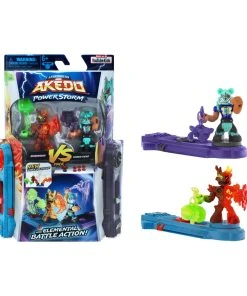 Legends Of Akedo Power Storm Versus Pack - Burndown VS Shred Head