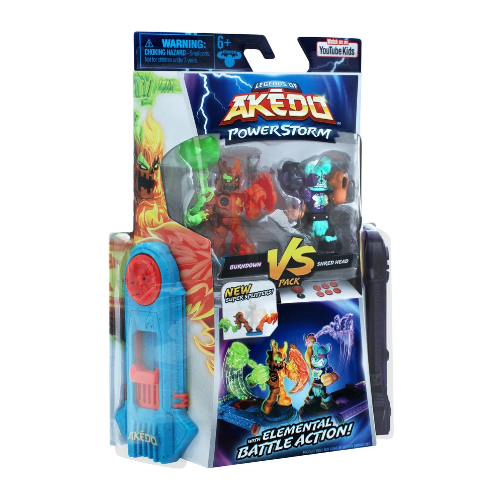 Legends Of Akedo Power Storm Versus Pack - Burndown VS Shred Head 7 Legends Of Akedo Power Storm Versus Pack - Burndown VS Shred Head - Image 7