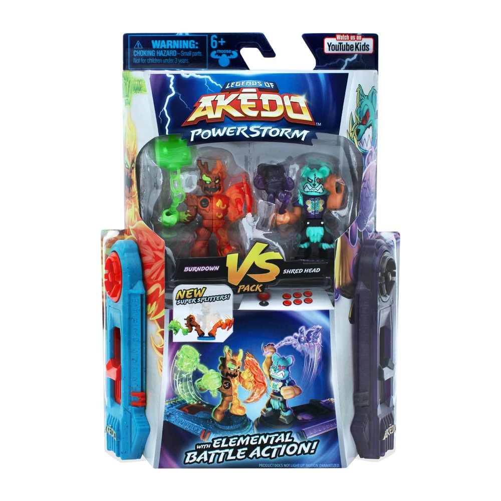 Legends Of Akedo Power Storm Versus Pack - Burndown VS Shred Head 8 Legends Of Akedo Power Storm Versus Pack - Burndown VS Shred Head - Image 8