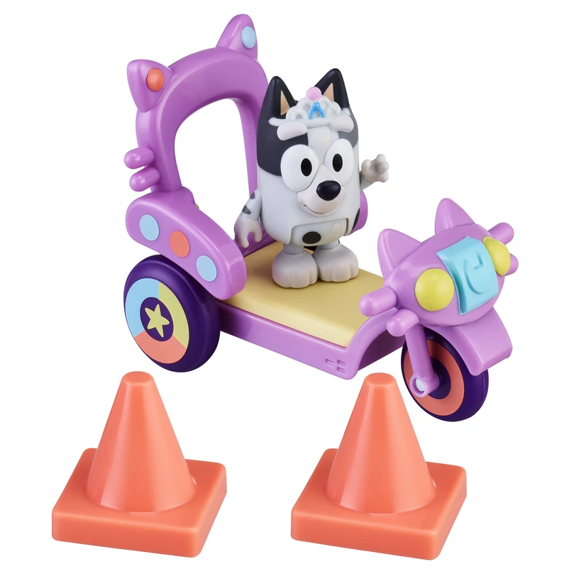 Bluey Muffin's Cat Squad Bike Playset With Muffin Figurine 2 Bluey Muffin's Cat Squad Bike Playset With Muffin Figurine - Image 2