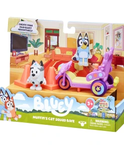 Bluey Muffin's Cat Squad Bike Playset With Muffin Figurine 9 Bluey Muffin's Cat Squad Bike Playset With Muffin Figurine -Discoveroo Sales Store MO 17131 4