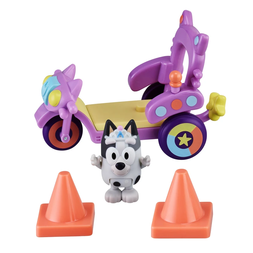 Bluey Muffin's Cat Squad Bike Playset With Muffin Figurine 1 Bluey Muffin's Cat Squad Bike Playset With Muffin Figurine