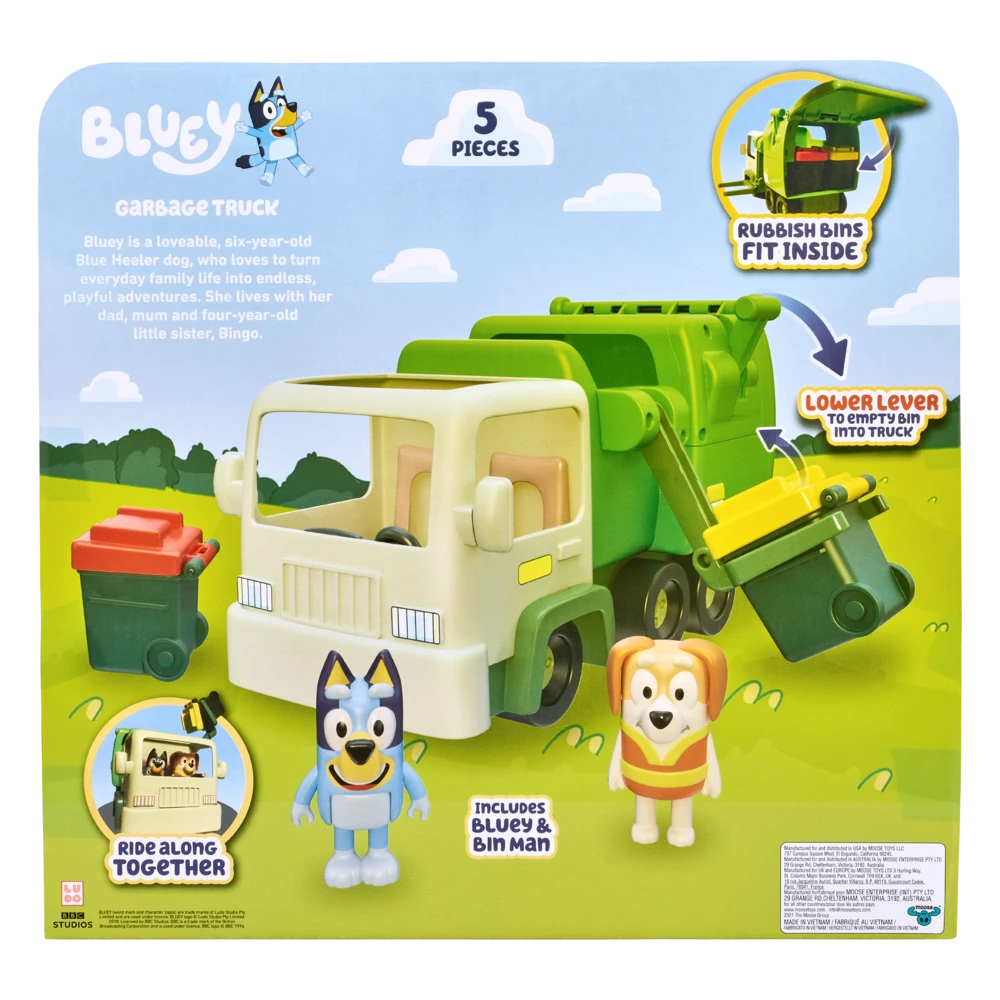 Bluey Bin Night Garbage Truck Playset 5 Bluey Bin Night Garbage Truck Playset - Image 5