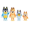 Bluey & Family New Expressions Mini Figurines 4 Pack 7.5cm