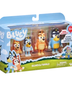 Bluey & Family New Expressions Mini Figurines 4 Pack 7.5cm -Discoveroo Sales Store MO 17195 3
