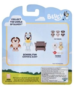 Bluey School Friends Bluey & Winton With Typewriter Figurines 2 Pack 8 Bluey School Friends Bluey & Winton With Typewriter Figurines 2 Pack -Discoveroo Sales Store MO 17341 WINTON 3