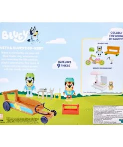 Bluey Rusty & Bluey's Go-Kart Vehicle Playset -Discoveroo Sales Store MO 17356 17357 3