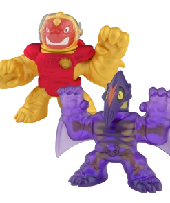 Heroes Of Goo Jit Zu Galaxy Attack Cosmic Fury Versus Pack - Sun Fire Blazagon Vs Dark Matter Terrack