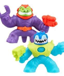 Heroes Of Goo Jit Zu Season 6 Galaxy Blast Versus Pack - Thrash Vs Quickdraw Rock Jaw