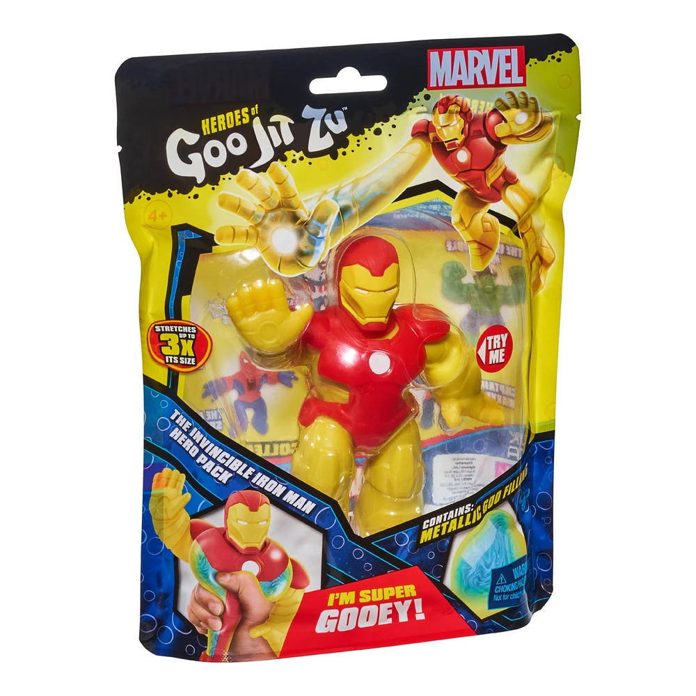 Heroes Of Goo Jit Zu Marvel Hero Pack - The Invincible Iron Man 4 Heroes Of Goo Jit Zu Marvel Hero Pack - The Invincible Iron Man - Image 4