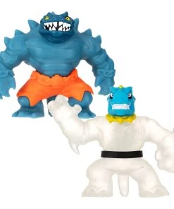 Heroes Of Goo Jit Zu Glowshifters Versus Pack - Tyro Versus Rock Jaw