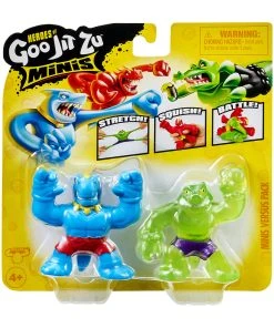 Heroes Of Goo Jit Zu Minis Versus Pack - Goo Power Rock Jaw Vs Tyro -Discoveroo Sales Store MO 42545 ROCKJAW 3