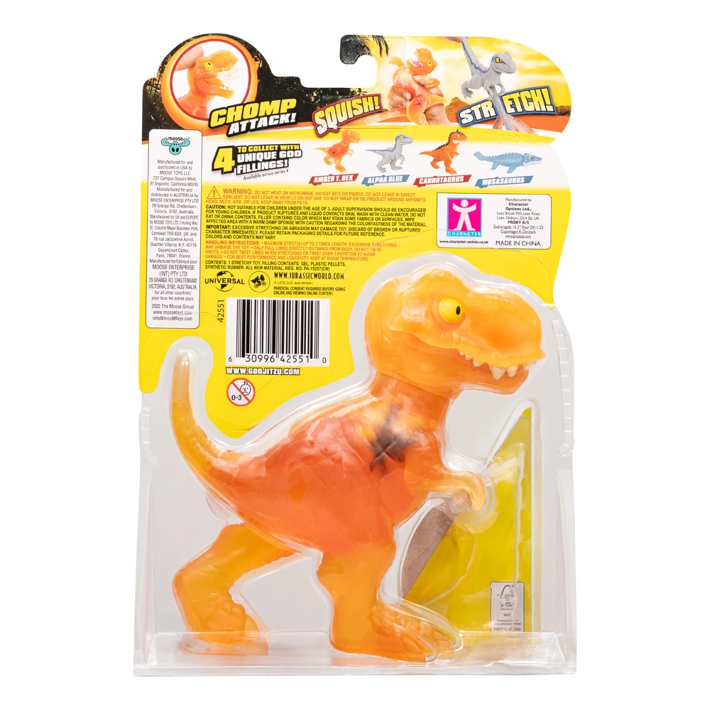 Heroes Of Goo Jit Zu Jurassic World Hero Pack - Amber T. Rex 6 Heroes Of Goo Jit Zu Jurassic World Hero Pack - Amber T. Rex - Image 6