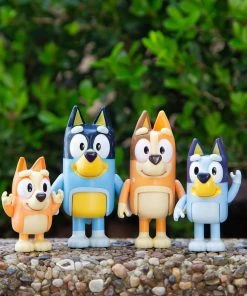Bluey Heeler Family Mini Figures 7.5cm 4 Pack -Discoveroo Sales Store MO000005 2