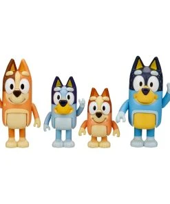 Bluey Heeler Family Mini Figures 7.5cm 4 Pack