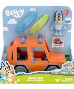 Bluey Heeler 4WD Family Vehicle Playset With Bandit Figurine -Discoveroo Sales Store MO000044 2