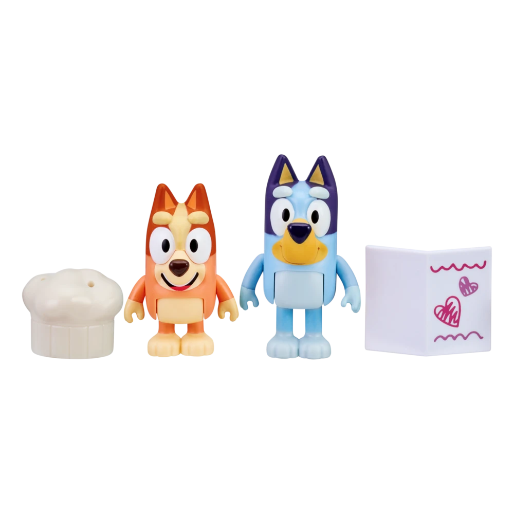 Fancy Restaurant: Bluey & Bingo Season 4 Mini Figurines 2 Pack 2 Fancy Restaurant: Bluey & Bingo Season 4 Mini Figurines 2 Pack - Image 2
