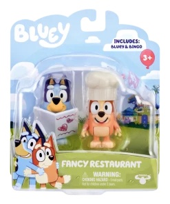 Fancy Restaurant: Bluey & Bingo Season 4 Mini Figurines 2 Pack 9 Fancy Restaurant: Bluey & Bingo Season 4 Mini Figurines 2 Pack -Discoveroo Sales Store MO000120FANCYREST 2
