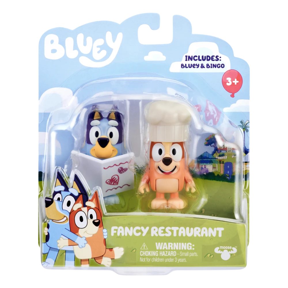 Fancy Restaurant: Bluey & Bingo Season 4 Mini Figurines 2 Pack 3 Fancy Restaurant: Bluey & Bingo Season 4 Mini Figurines 2 Pack - Image 3