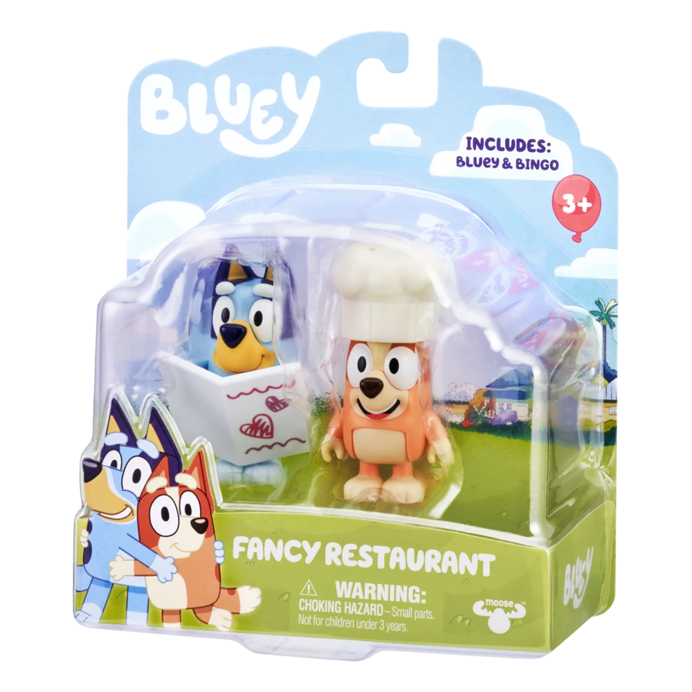 Fancy Restaurant: Bluey & Bingo Season 4 Mini Figurines 2 Pack 4 Fancy Restaurant: Bluey & Bingo Season 4 Mini Figurines 2 Pack - Image 4