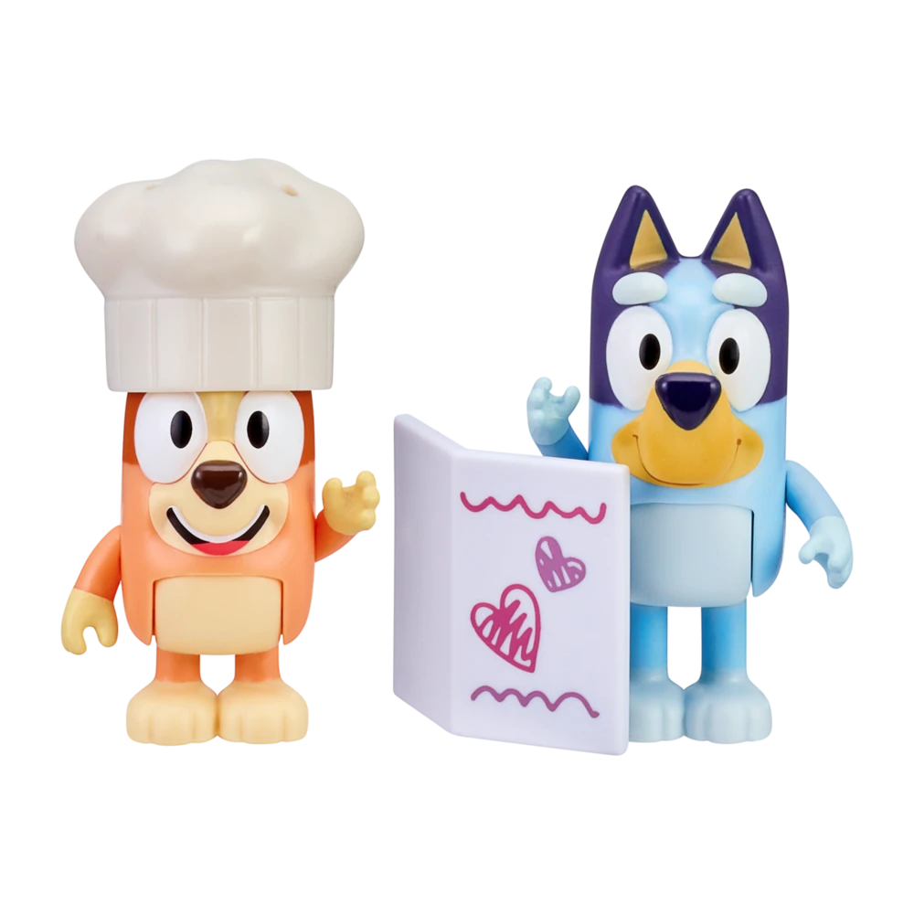 Fancy Restaurant: Bluey & Bingo Season 4 Mini Figurines 2 Pack 1 Fancy Restaurant: Bluey & Bingo Season 4 Mini Figurines 2 Pack